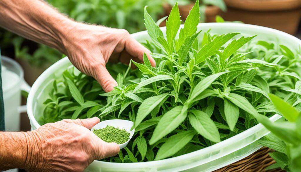 Harvesting stevia