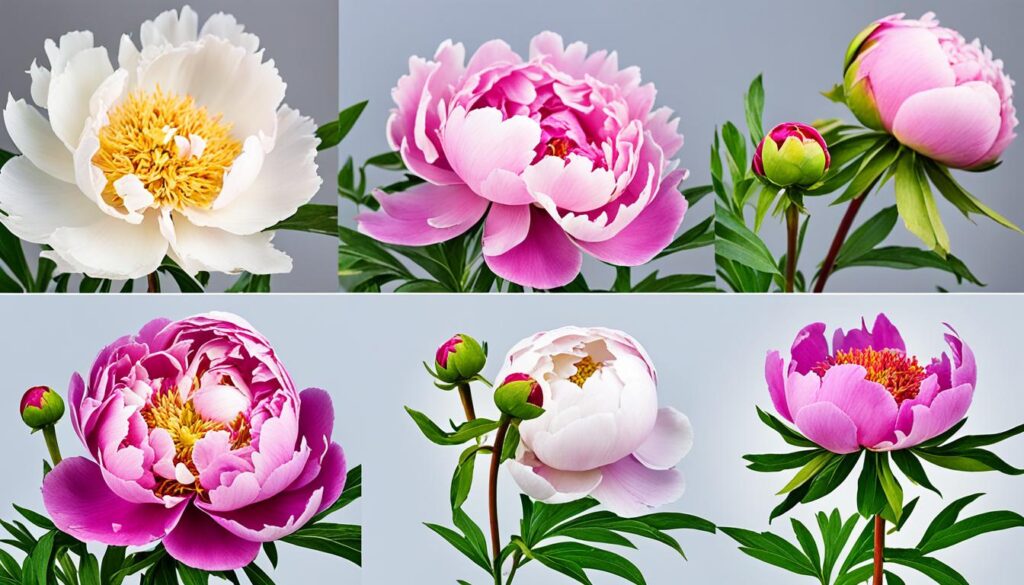 Peony Bloom Lifecycle