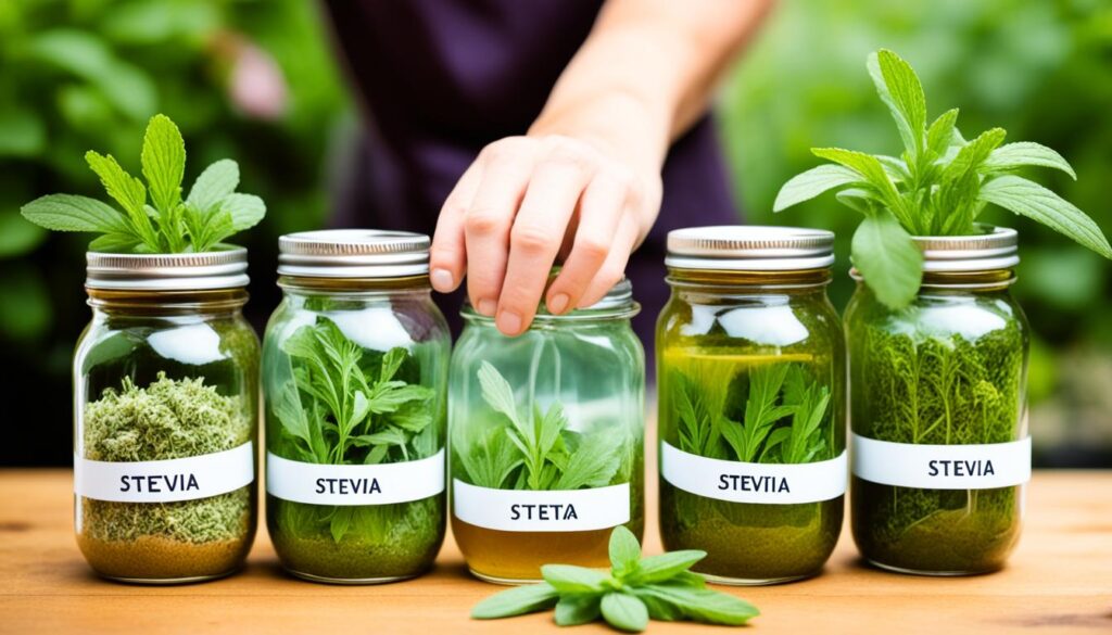 Preserving Stevia Leaves