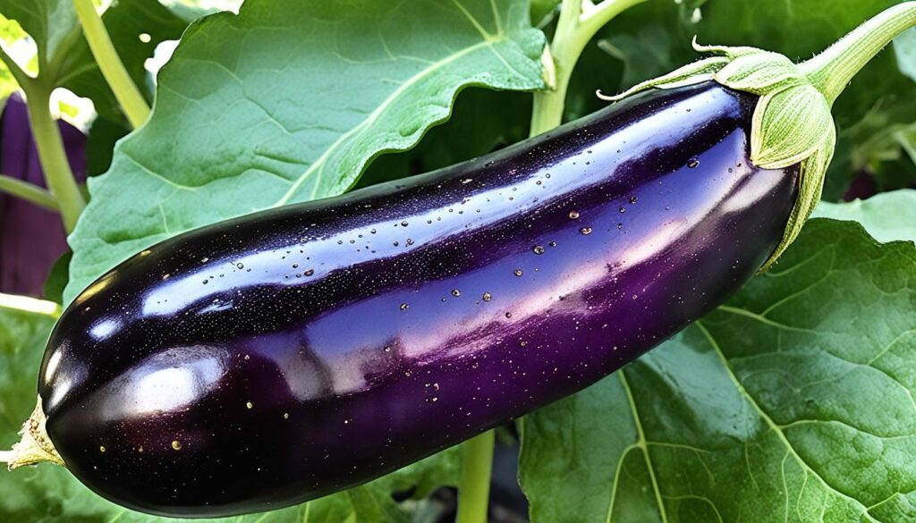 eggplant maturity signs