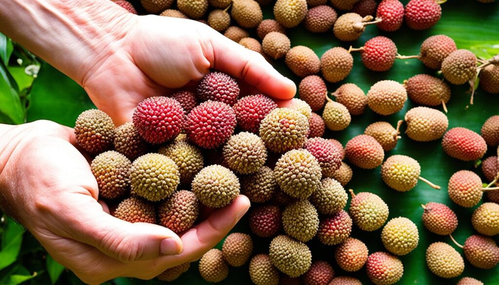 lychee seed selection