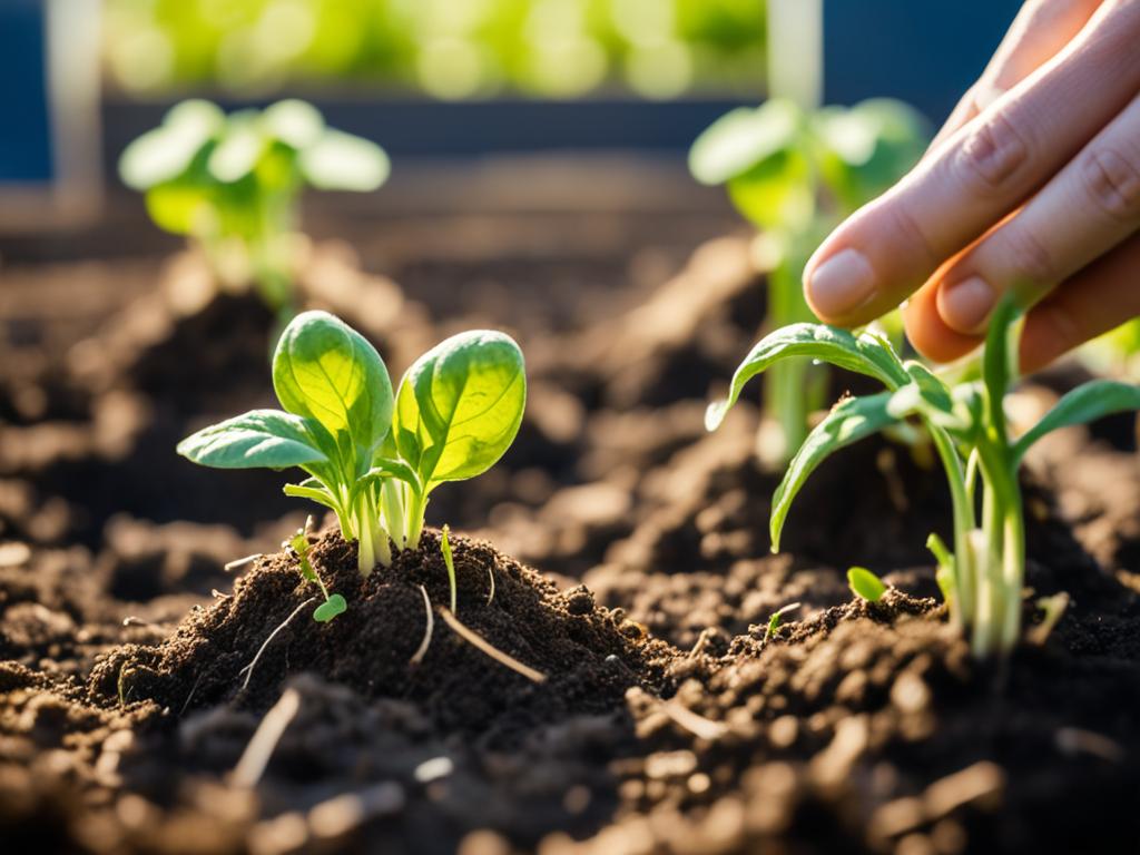organic potato growing