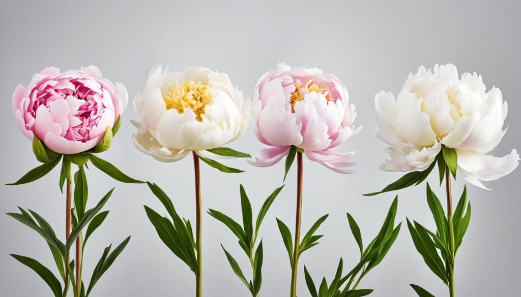 peony flowering season