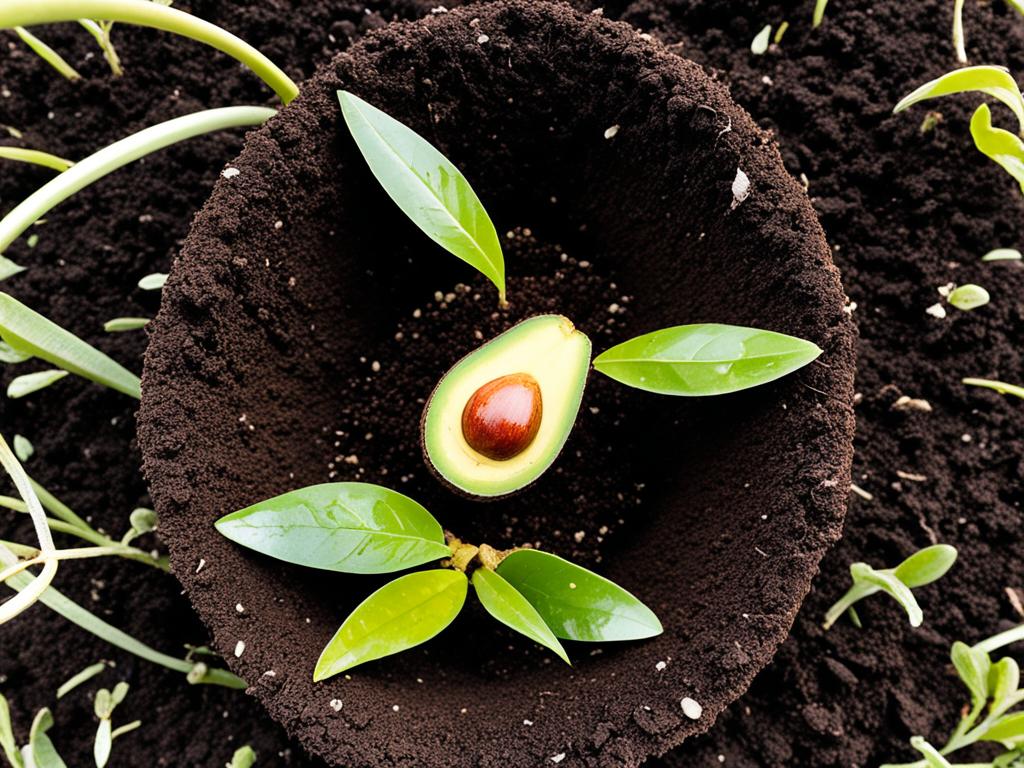 soil method for avocado seed germination