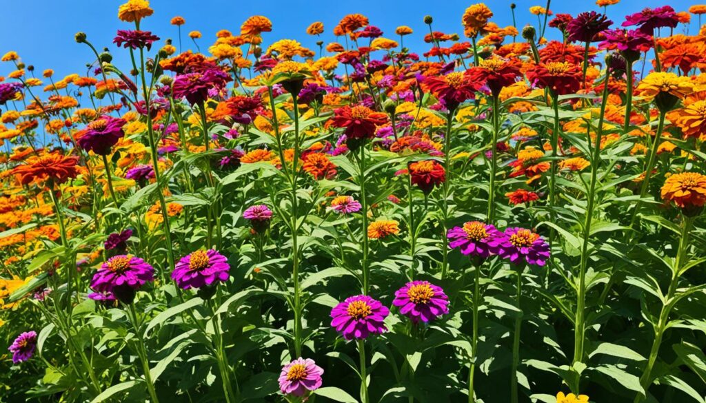 tall zinnia varieties