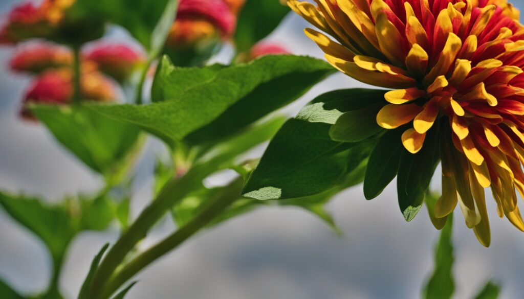 zinnia plant height
